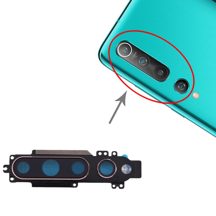 Couvercle d'objectif d'appareil photo pour Xiaomi MI 10 5G (Or)