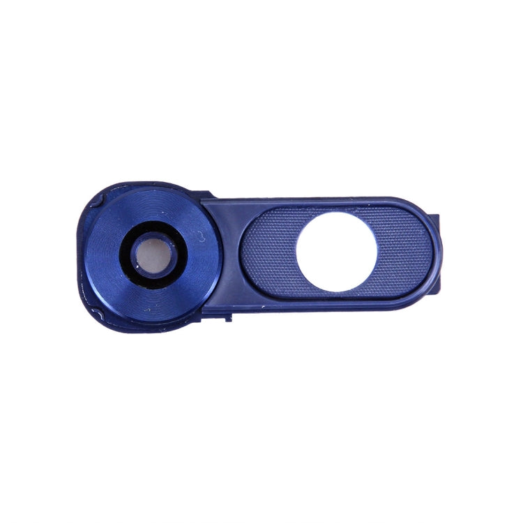 Couvercle d'objectif de caméra arrière + bouton d'alimentation LG V10 / H986 / F600 (Bleu)