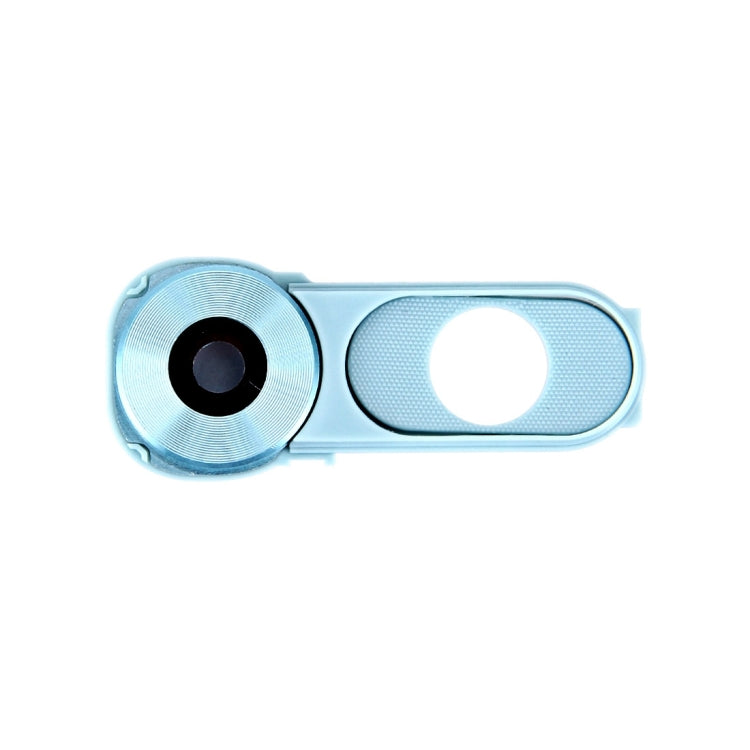 Couvercle d'objectif de caméra arrière + bouton d'alimentation LG V10 / H986 / F600 (bleu bébé)