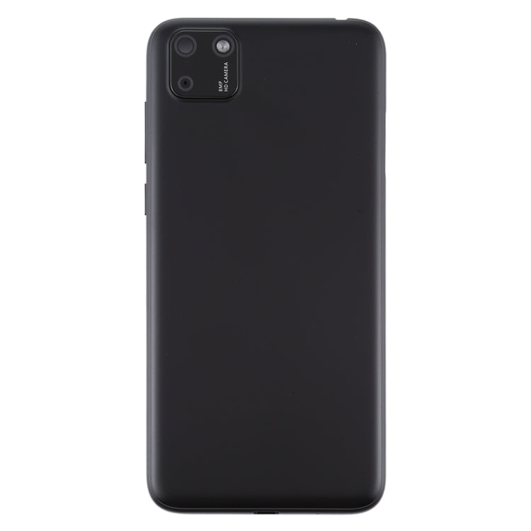 Original Battery Back Cover with Camera Lens Cover for Huawei Y5p (Black)