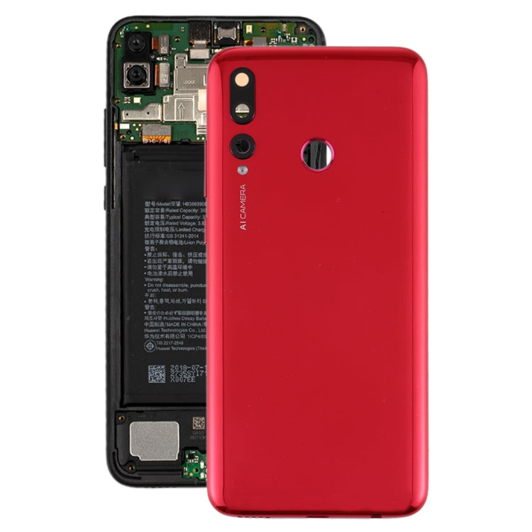 Original Battery Back Cover with Camera Lens Cover for Huawei P Smart + 2019 (Red)