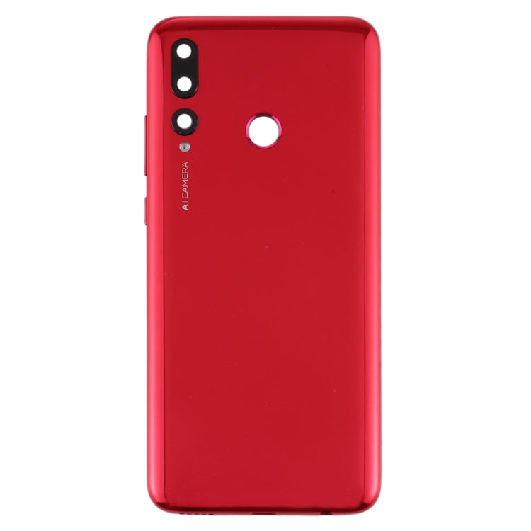 Coque arrière de batterie d'origine avec cache d'objectif d'appareil photo pour Huawei P Smart + 2019 (rouge)