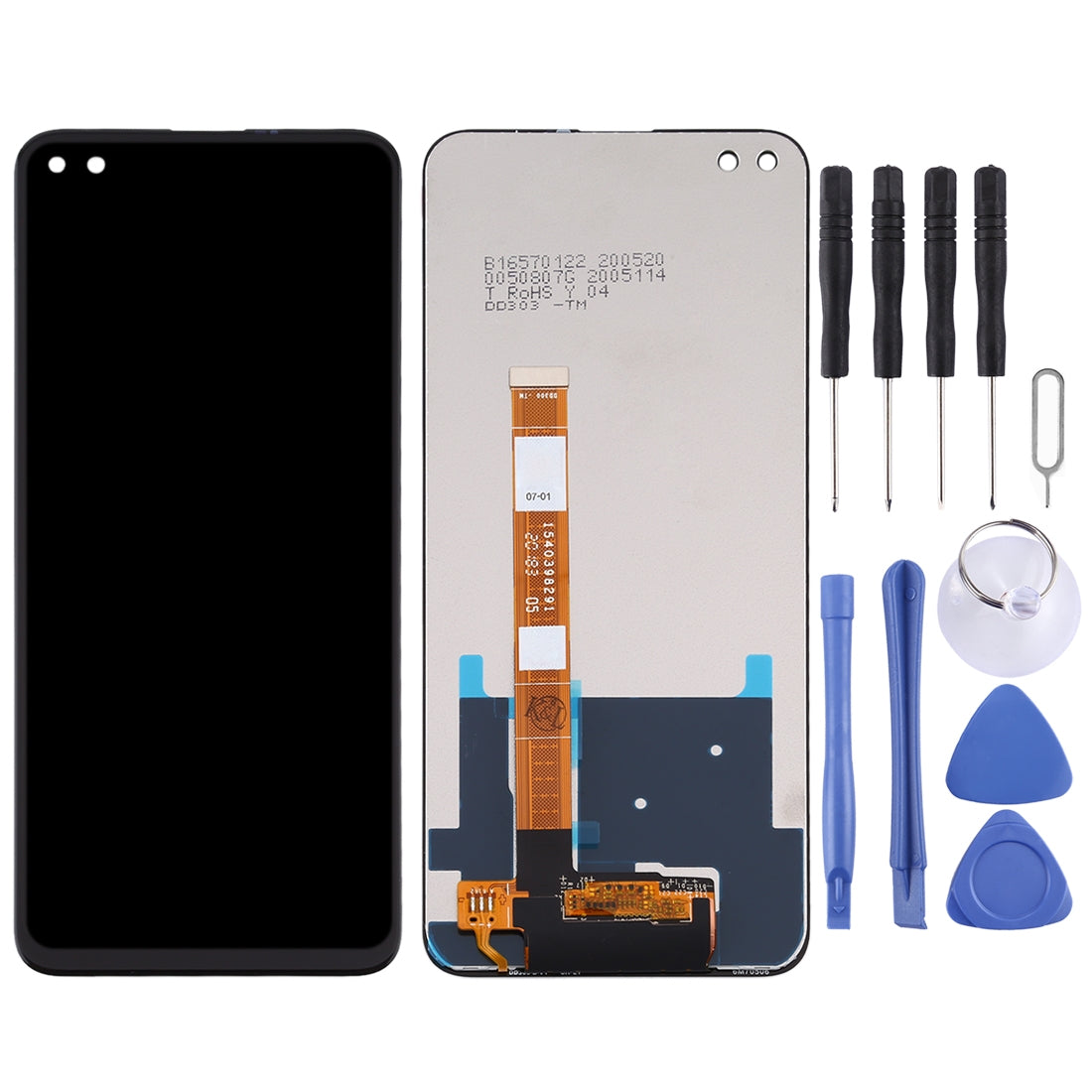 LCD Screen + Digitizer Touch Oppo A92s Black