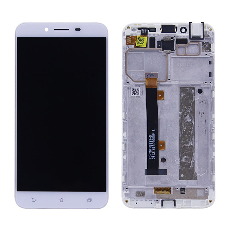 Full Screen LCD + Touch + Frame Asus Zenfone 3 Max ZC553KL X00D White