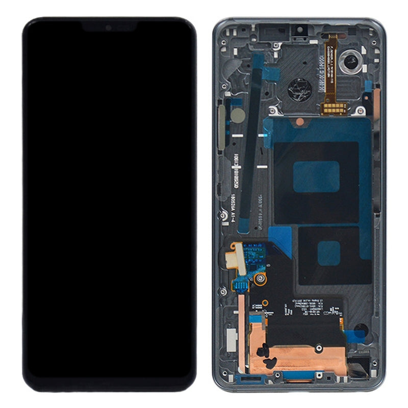 Ecran LCD + Tactile + Châssis LG G7 ThinQ G710 G710EM G710PM G710VMP Noir