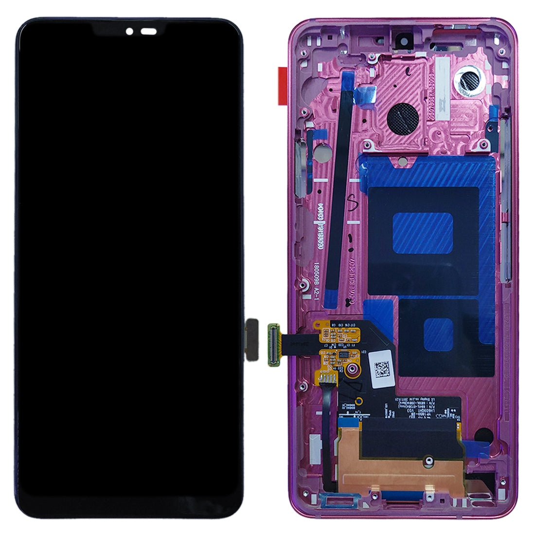 LCD Screen + Touch + Frame LG G7 ThinQ G710 G710EM G710PM G710VMP Red