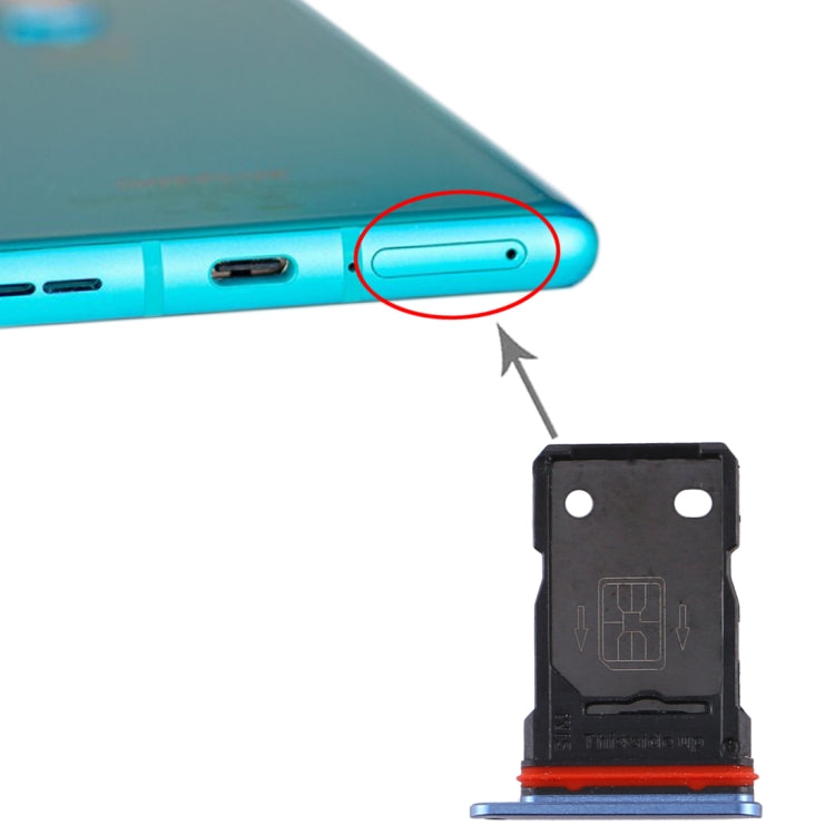 Bandeja de Tarjeta SIM Para OnePlus 8 5G UW (Verizon) (Azul)
