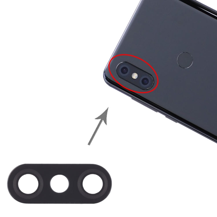Lentille de caméra arrière 10 pièces pour Xiaomi MI Mix 3