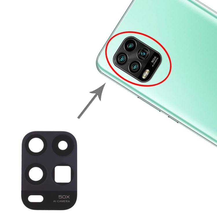 Lentille de caméra arrière 10 pièces pour Xiaomi MI 10 Youth 5G