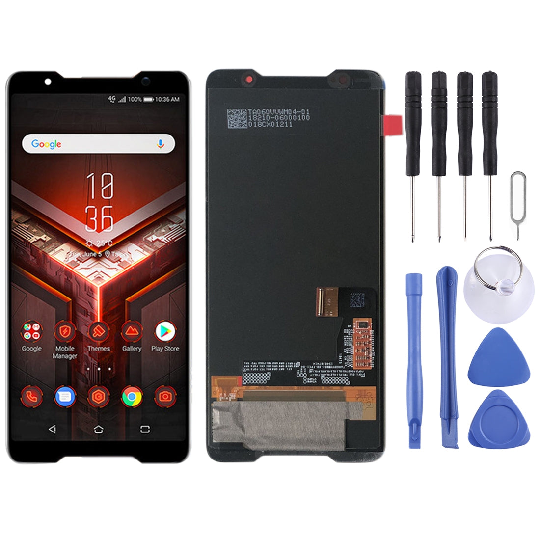 LCD Screen + Touch Digitizer Asus Rog ZS600KL Black