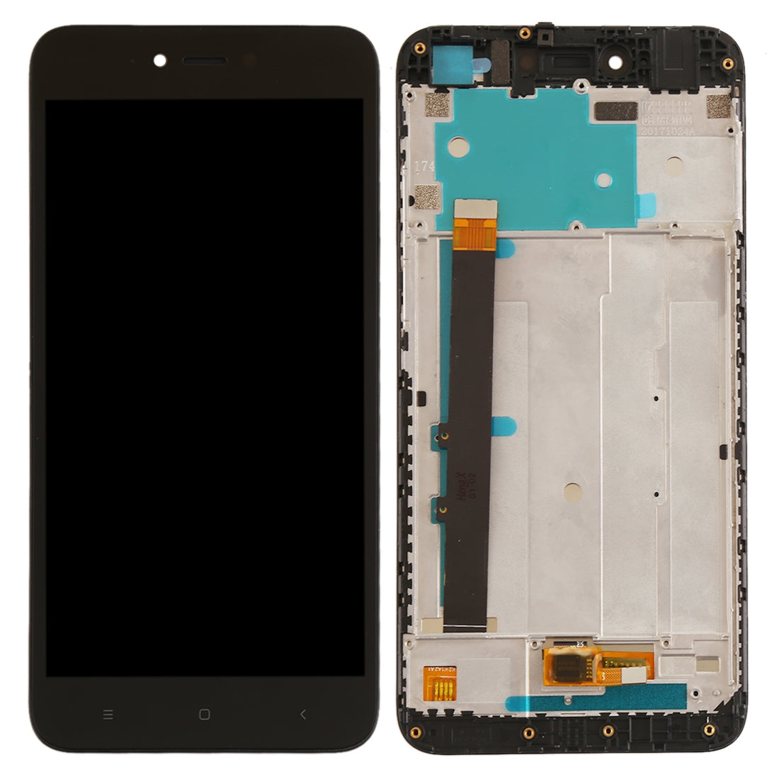 Ecran Complet TFT + Tactile + Châssis Xiaomi Redmi Note 5A Noir