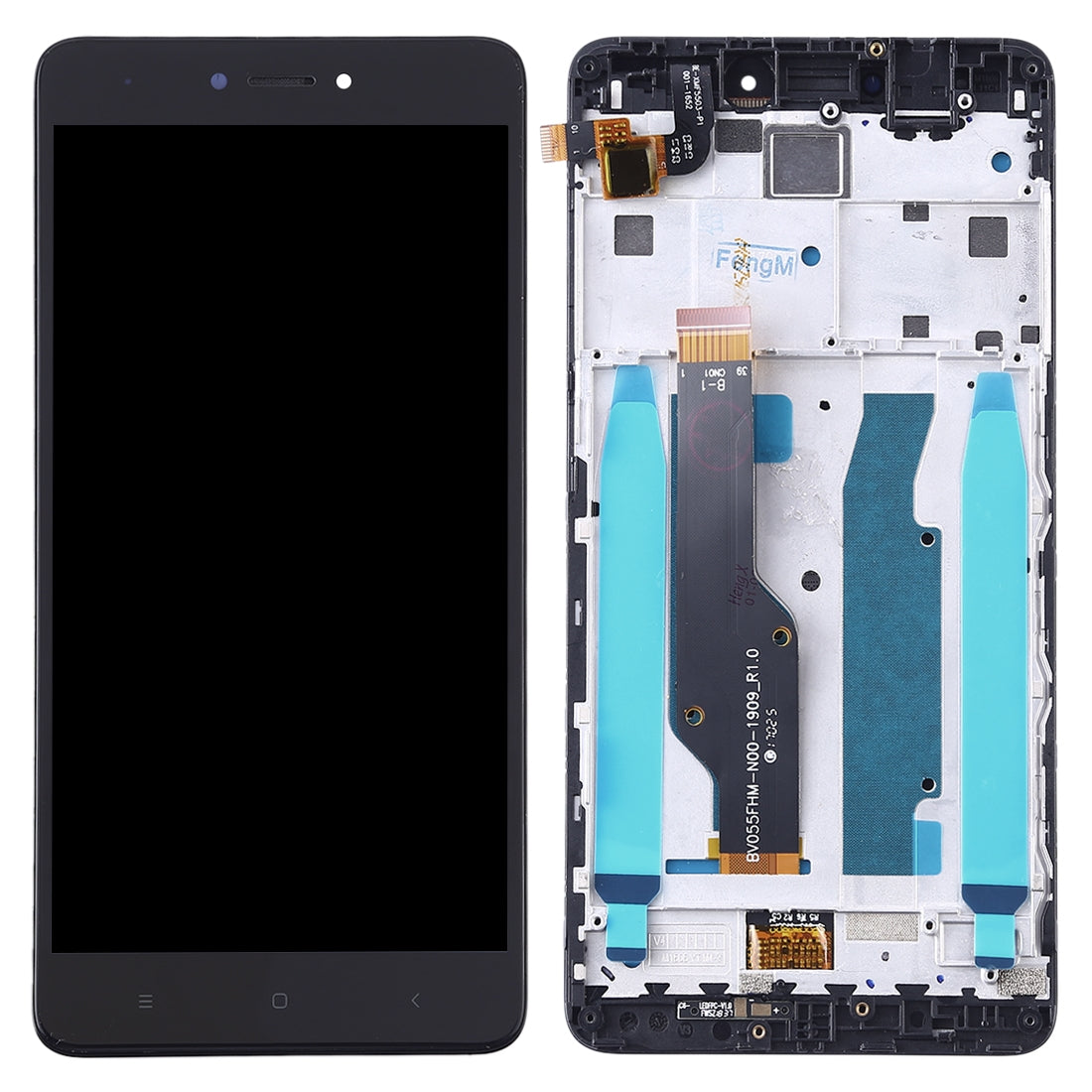 Pantalla Completa LCD + Tactil + Marco Xiaomi Redmi Note 4X Negro