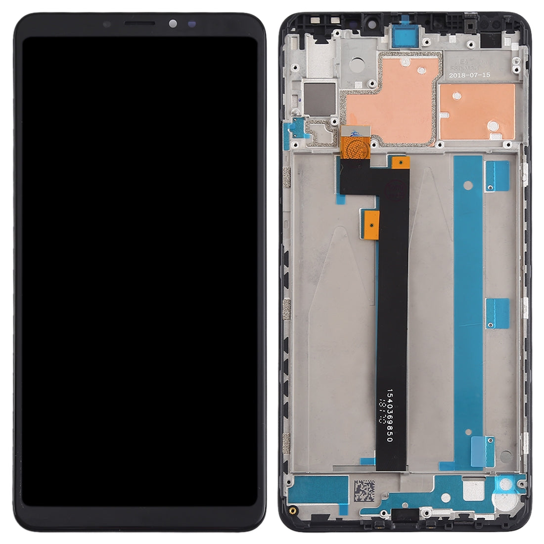 Pantalla Completa TFT + Tactil + Marco Xiaomi Mi Max 3 Negro