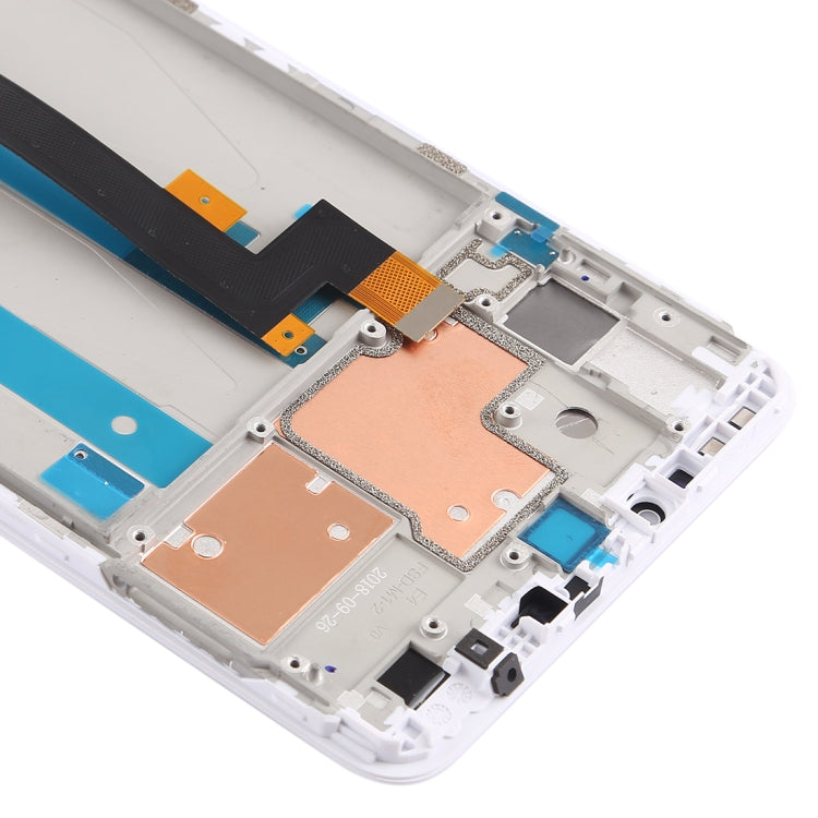 Écran LCD et ensemble complet de numériseur avec cadre pour Xiaomi MI Max 3 (Blanc)