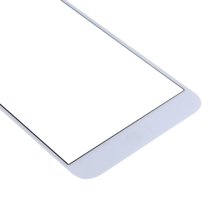 Lentille en verre extérieure de l'écran avant LG X500 (Blanc)