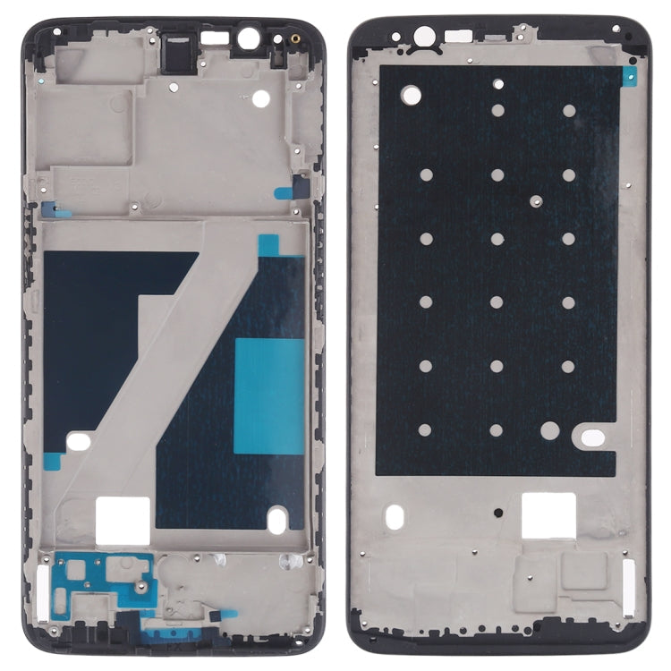 Placa de Bisel de Marco LCD de Carcasa Frontal Para OnePlus 5T (Negro)