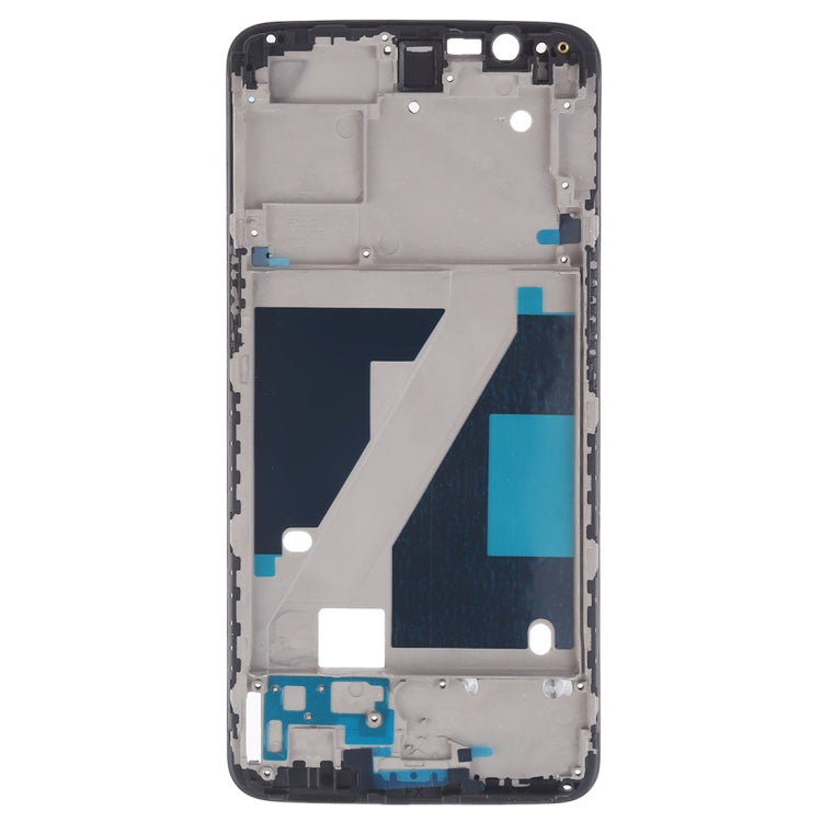 Placa de Bisel de Marco LCD de Carcasa Frontal Para OnePlus 5T (Negro)