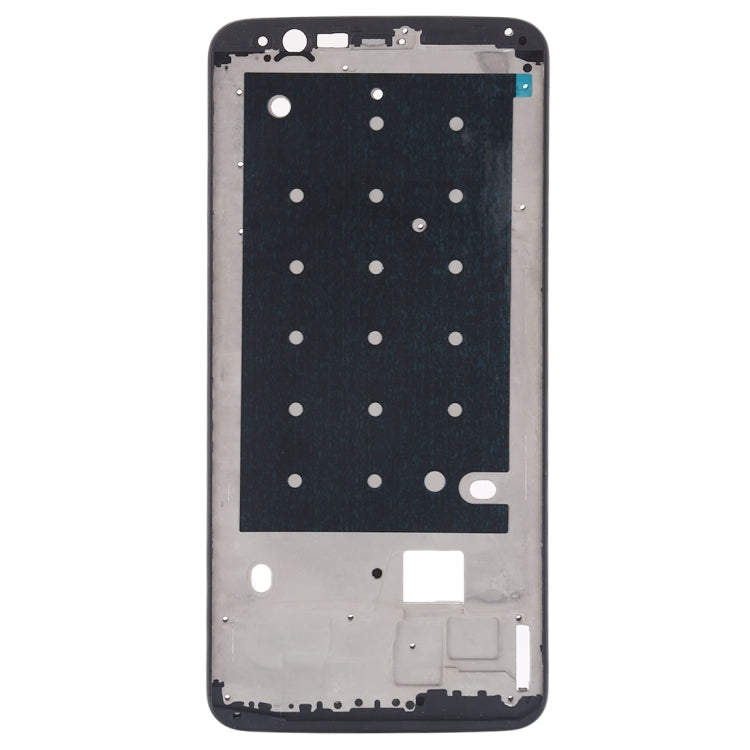 Plaque de lunette du cadre LCD du boîtier avant pour OnePlus 5T (noir)