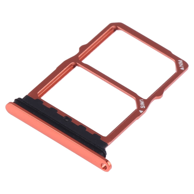 Plateau de carte SIM + plateau de carte NM pour Huawei P30 (Orange)