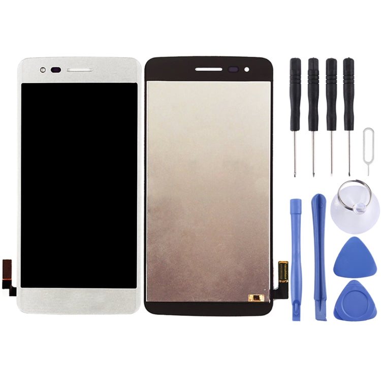 LCD Screen and Digitizer Full Assembly LG K8 2017 US215 M210 M200N (Silver)