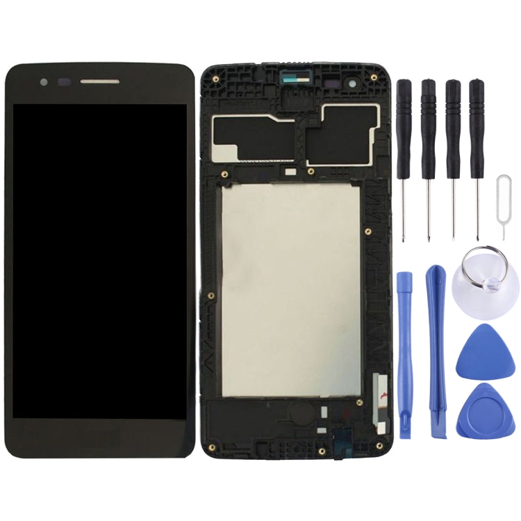 LCD Screen and Digitizer Full Assembly with Frame LG K8 2017 US215 M210 M200N (Black)