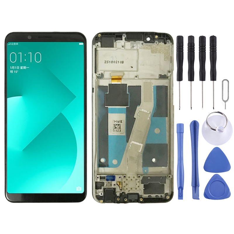 Pantalla Completa LCD + Tactil + Marco Oppo A83 Negro