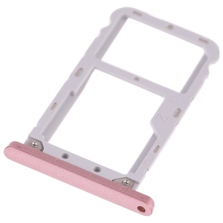 SIM Card Tray + SIM Card Tray / Micro SD Card Tray for Asus Zenfone Live ZB501KL (Rose Gold)