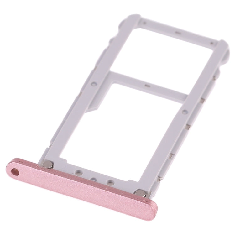 SIM Card Tray + SIM Card Tray / Micro SD Card Tray for Asus Zenfone Live ZB501KL (Rose Gold)