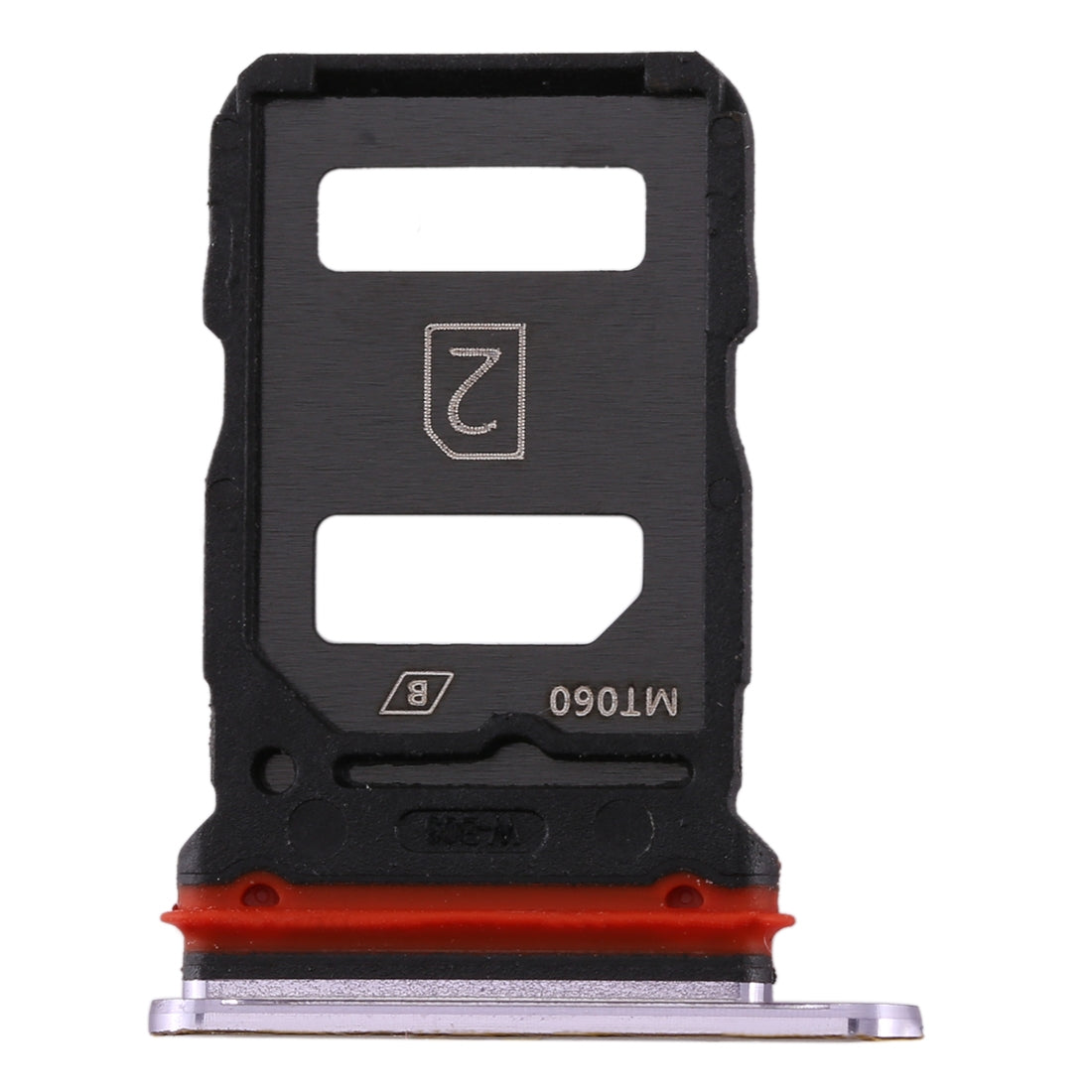 Dual SIM Holder Tray Vivo X30 Pro Silver