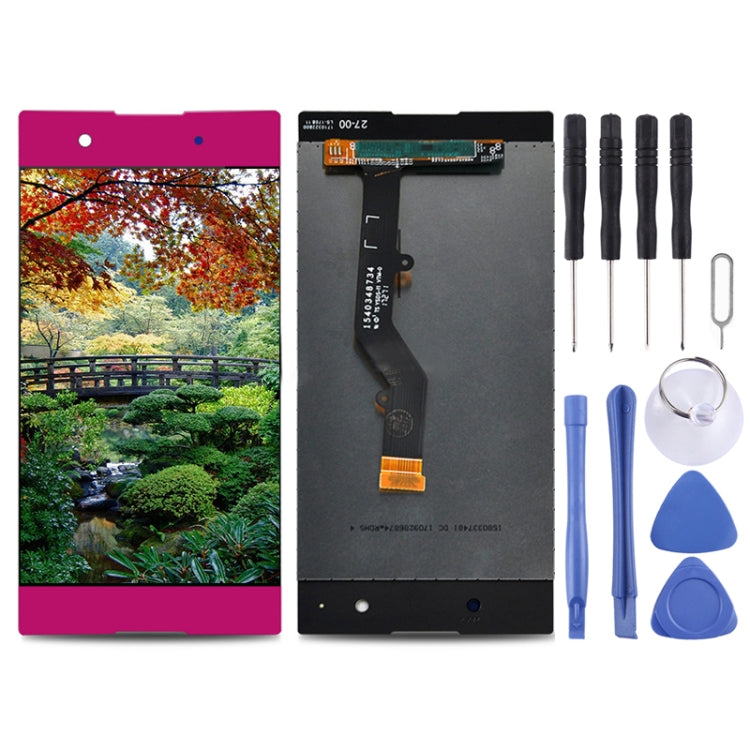 Complete LCD Screen and Digitizer Assembly (Original) for Sony Xperia XA1 Plus (Pink)