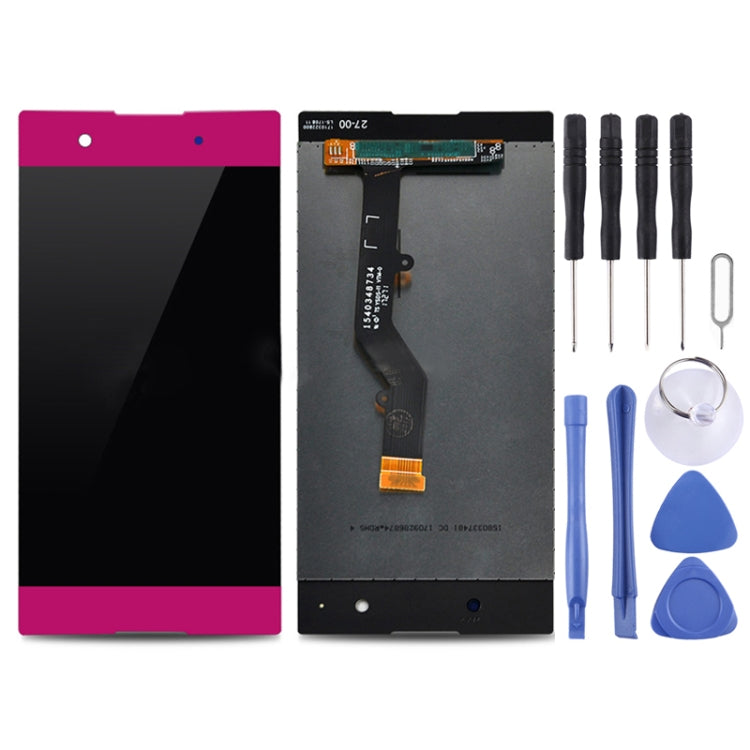 Complete LCD Screen and Digitizer Assembly (Original) for Sony Xperia XA1 Plus (Pink)