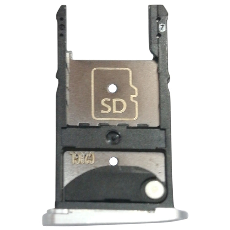 2 SIM-Kartenfach + Micro-SD-Kartenfach für Motorola Moto Z Play (Silber)