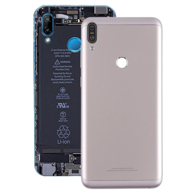 Back Housing with Camera Lens and Side Keys for Asus Zenfone Max Pro (M1) / ZB601KL (Silver)