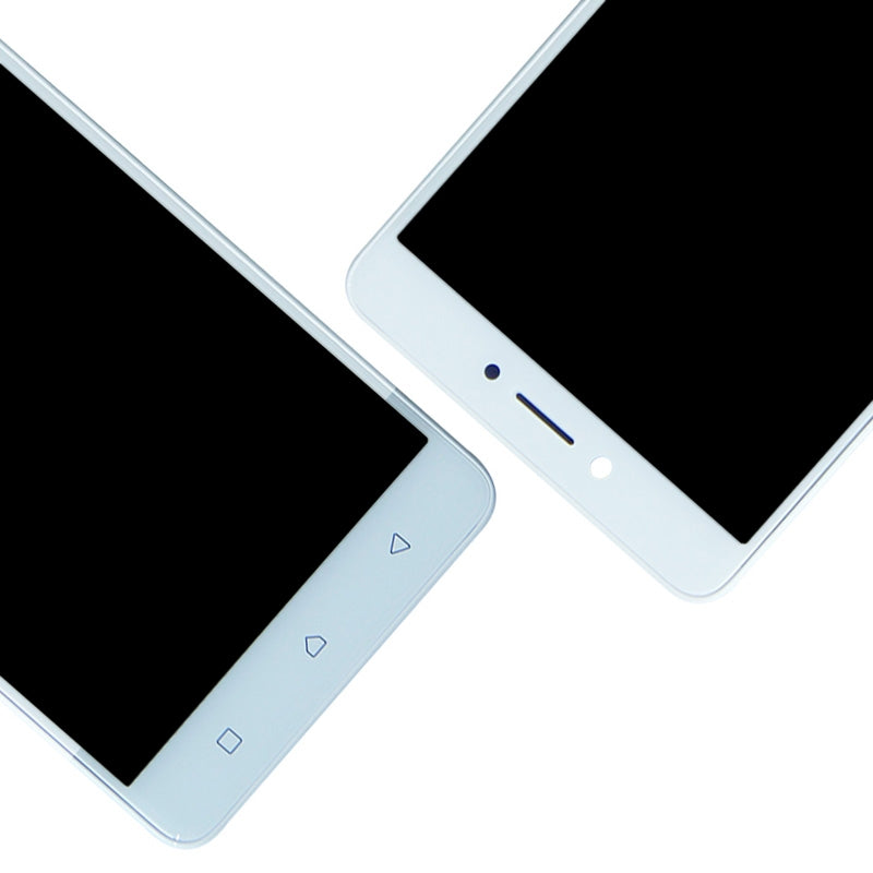 Ecran complet LCD + Tactile + Châssis Lenovo K6 Note K53A48 5.5 Blanc