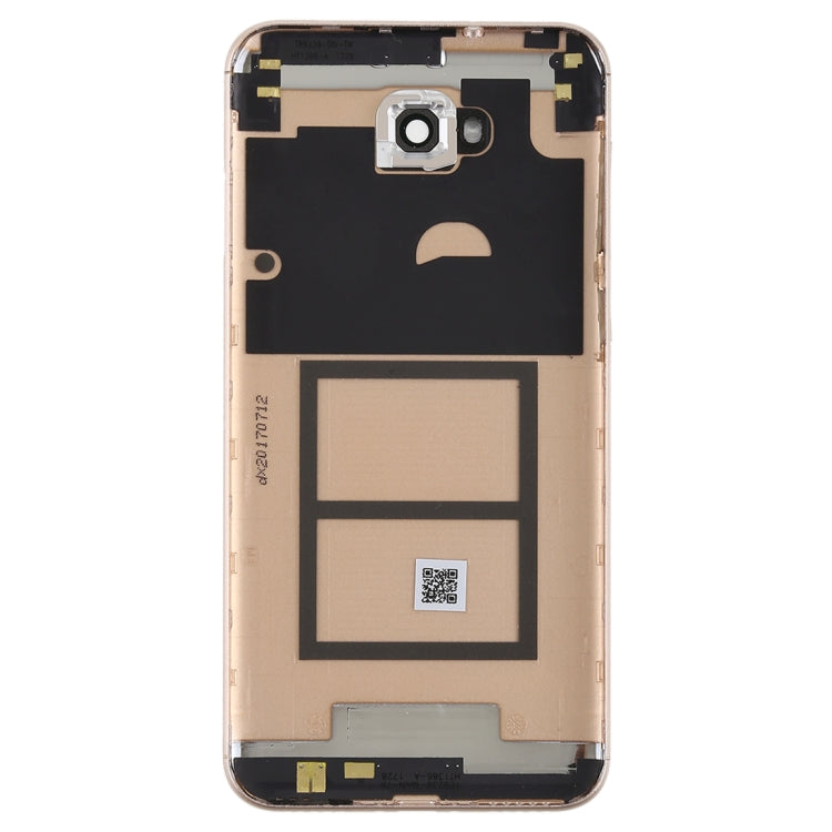 Carcasa Trasera con Teclas Laterales y Lente de Cámara Para Asus Zenfone 4 Selfie ZD553KL (Dorado)