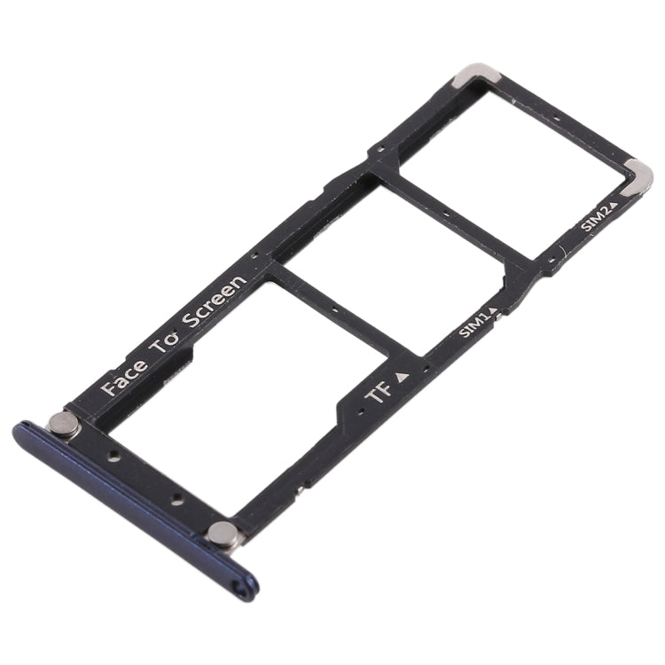 2 Tiroir Carte SIM + Tiroir Carte Micro SD Pour Asus Zenfone 4 Max ZC520KL (Bleu)