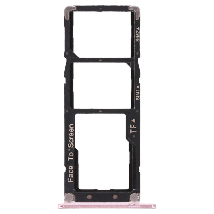 2 Bandeja de Tarjeta SIM + Bandeja de Tarjeta Micro SD Para Asus Zenfone 4 Max ZC520KL (Oro Rosa)