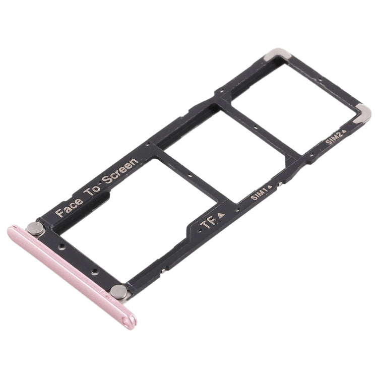 2 Tiroir Carte SIM + Tiroir Carte Micro SD pour Asus Zenfone 4 Max ZC520KL (Or Rose)