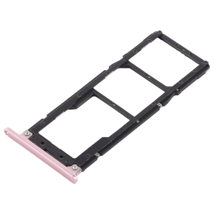 2 Tiroir Carte SIM + Tiroir Carte Micro SD pour Asus Zenfone 4 Max ZC520KL (Or Rose)