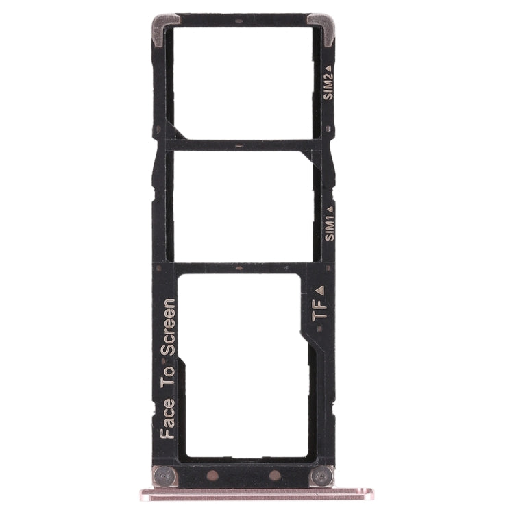 2 Tiroir Carte SIM + Tiroir Carte Micro SD pour Asus Zenfone 4 Max ZC554KL (Or Rose)