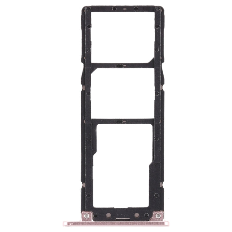 2 Bandeja Para Tarjeta SIM + Bandeja Para Tarjeta Micro SD Para Asus Zenfone 4 Max ZC554KL (Oro Rosa)