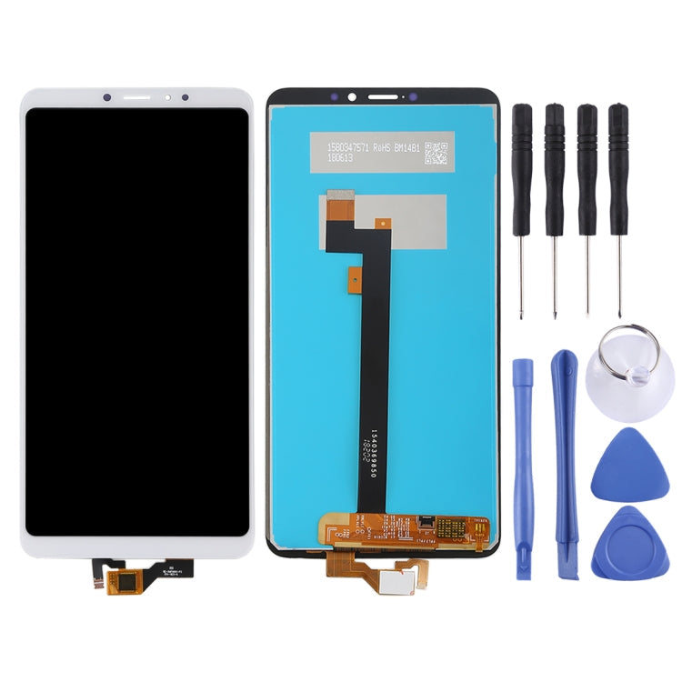 Complete LCD Screen and Digitizer Assembly for Xiaomi MI Max 3 (White)