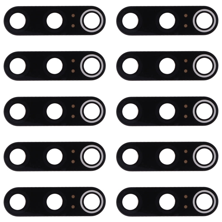 Lentille de caméra arrière 10 pièces pour Xiaomi MI 9 (noir)