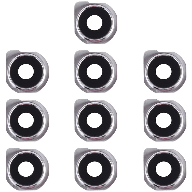10 PCS LG Q6 / LG-M700 / M700 / M700A / US700 / M700H / M703 / M700Y Couvercle d'objectif de caméra (Noir)