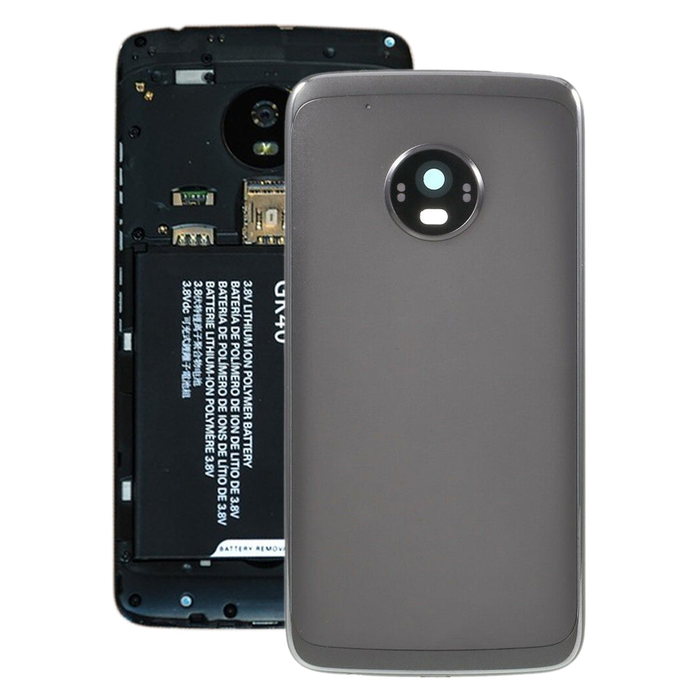 Cache Batterie Coque Arrière Motorola Moto G5 Plus Gris