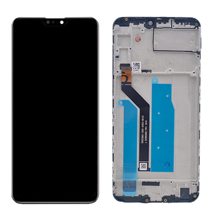Complete LCD Screen and Digitizer Assembly with Frame for Asus Zenfone Max Pro (M2) ZB631KL (Black)