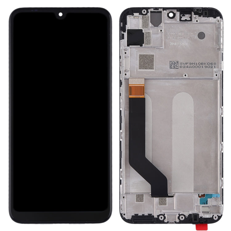LCD Screen and Digitizer Full Assembly with Frame for Xiaomi MI Play (Black)
