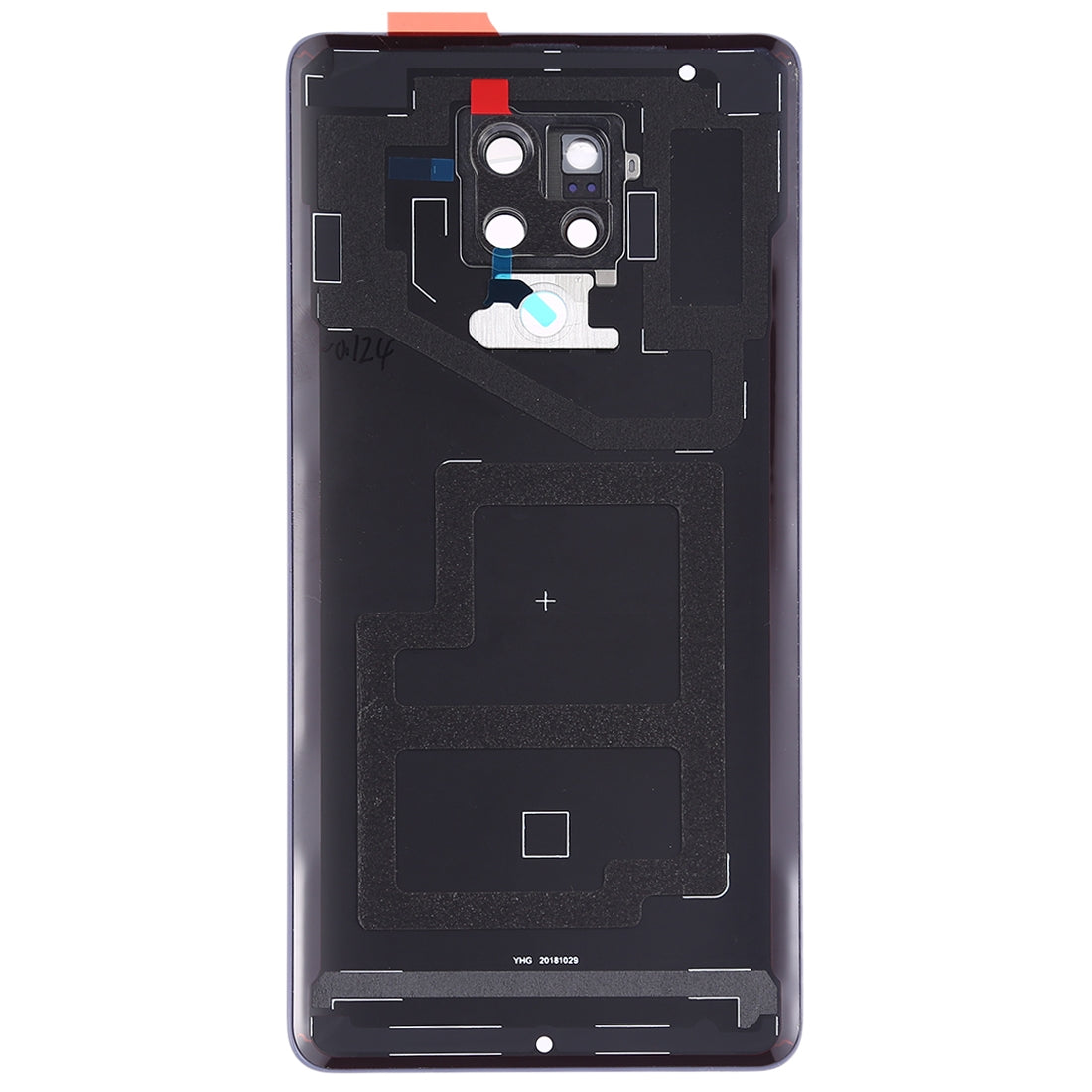 Tapa Bateria Back Cover + Lente Camara Trasera Huawei Mate 20 X Negro