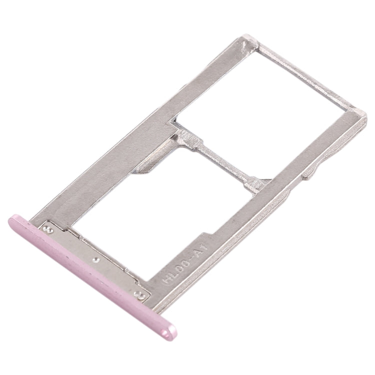 SIM Card Tray + Micro SD Card Tray for Asus Zenfone 3 Max ZC553KL (Pink)