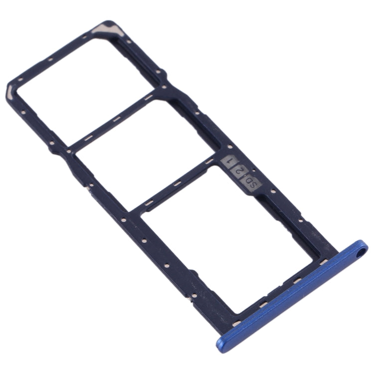 SIM Card Tray + SIM Card Tray + Micro SD Card Tray for Asus Zenfone Max M2 ZB633KL (Blue)